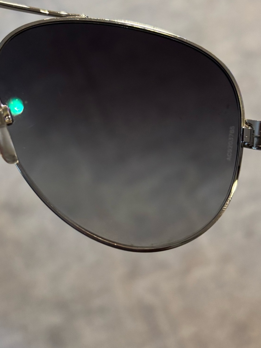 CHANEL Silver Aviator Sunglasses with Gradient Black Lenses - Picture 10 of 10